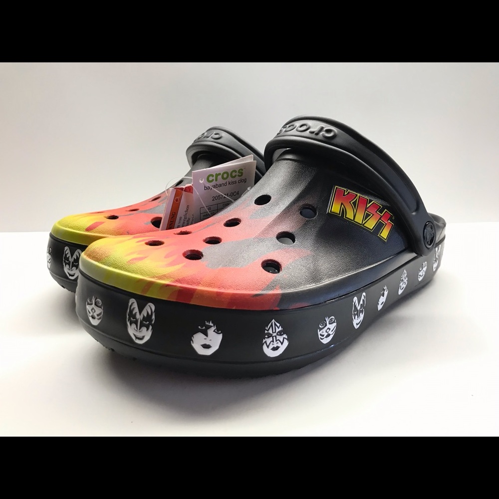 SOLD!!🎉HOST PICK 🎉Kiss crocs !Mens Shoes Size 8M - Picture 8 of 8
